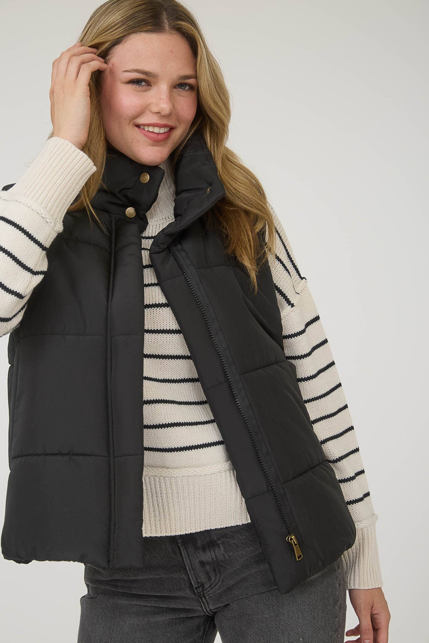 Ebony Vibes Puffer Vest