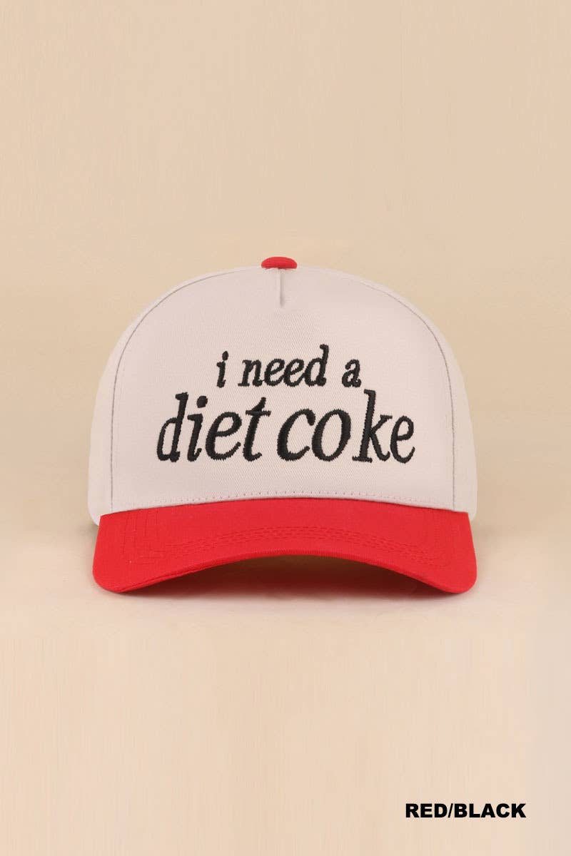 I Need A Diet Coke: Red/Black