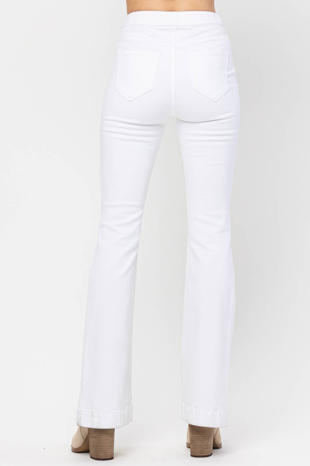 White Whisper Flare Jeans
