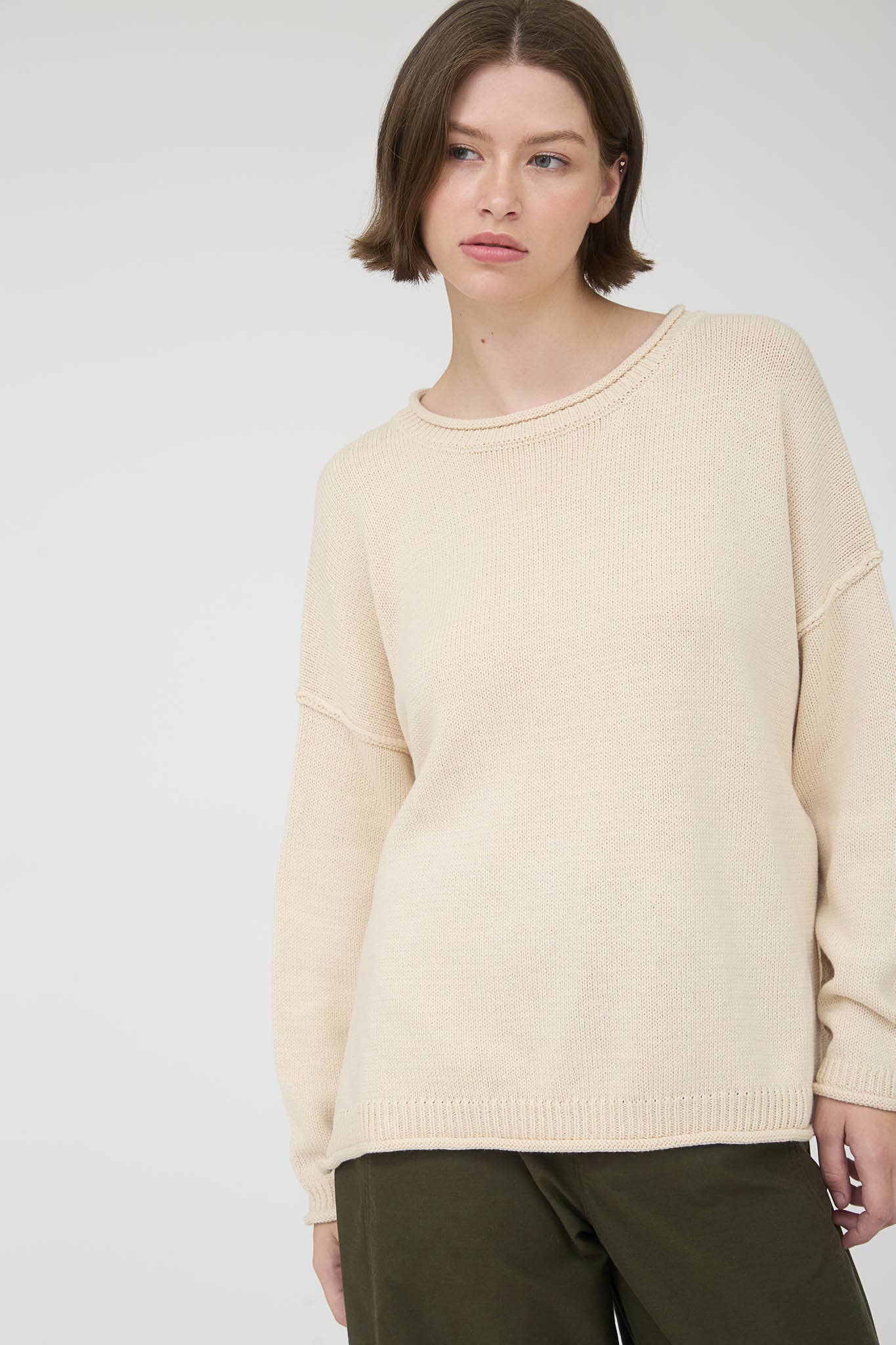 Oatmeal Drift Sweater