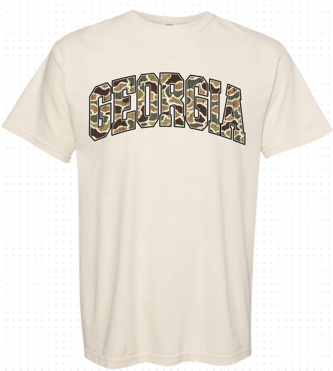 GEORGIA T-shirt (Camo Color Letters)