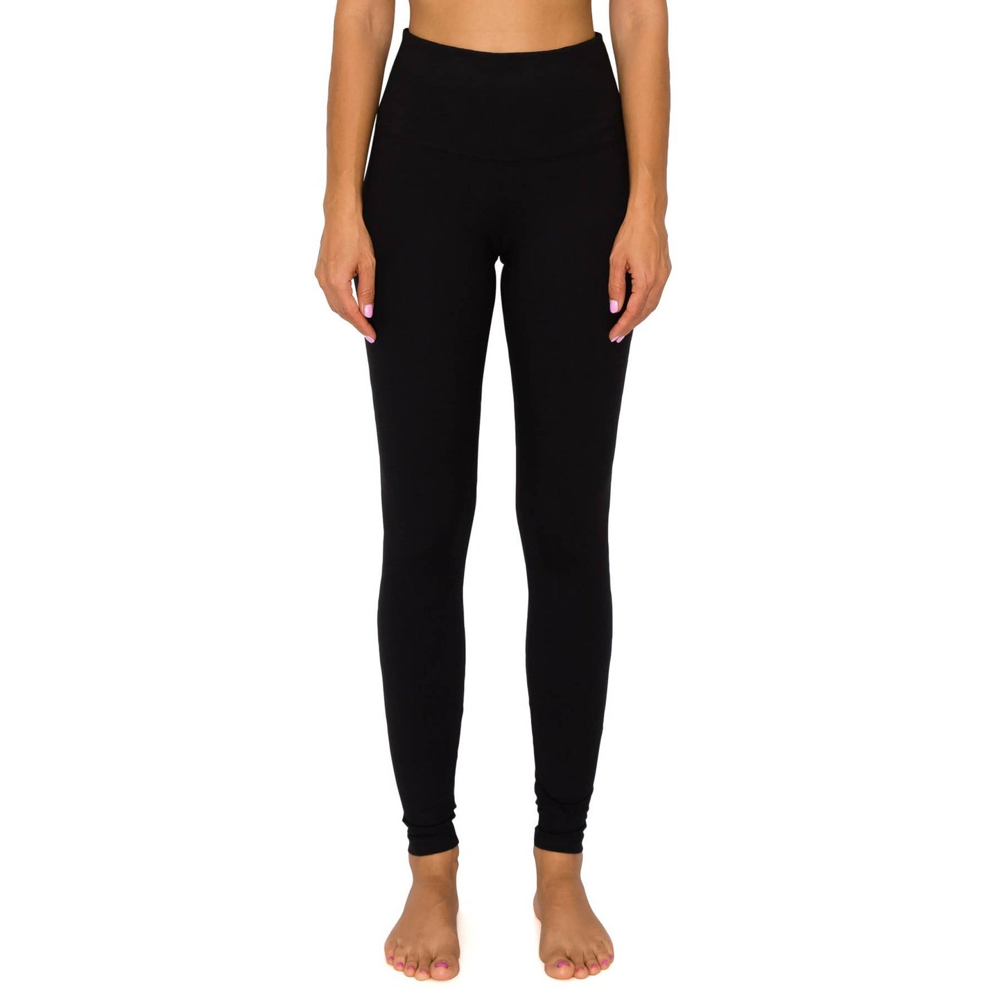 Black 5" Band Leggings