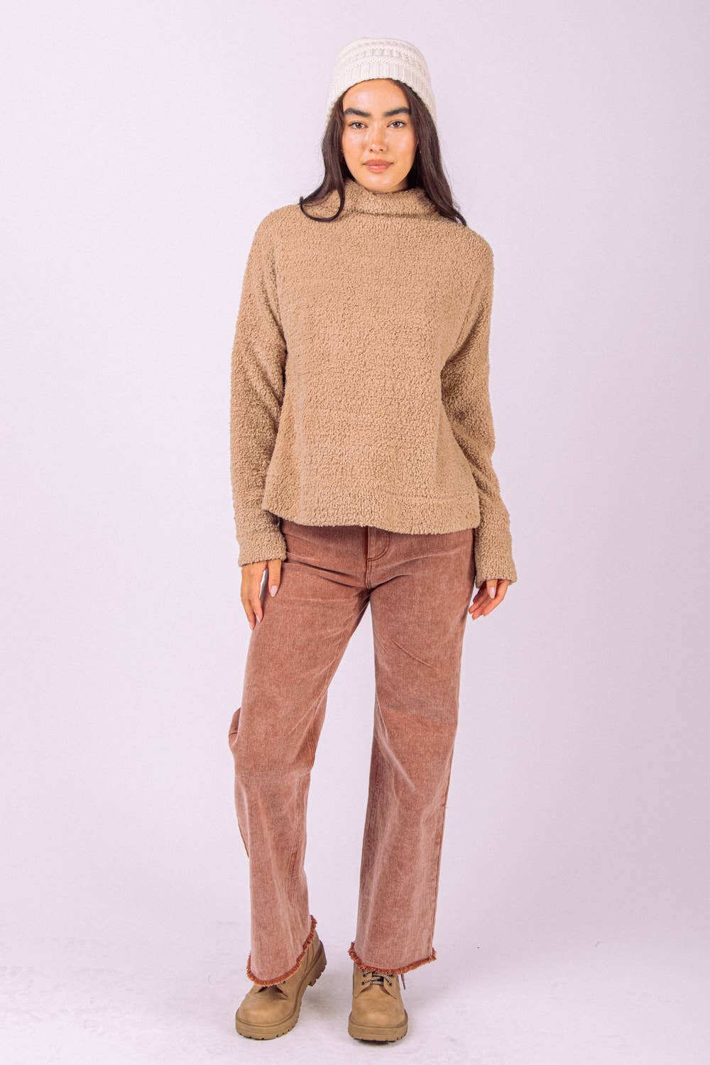 Caramel Cloud Cozy Top