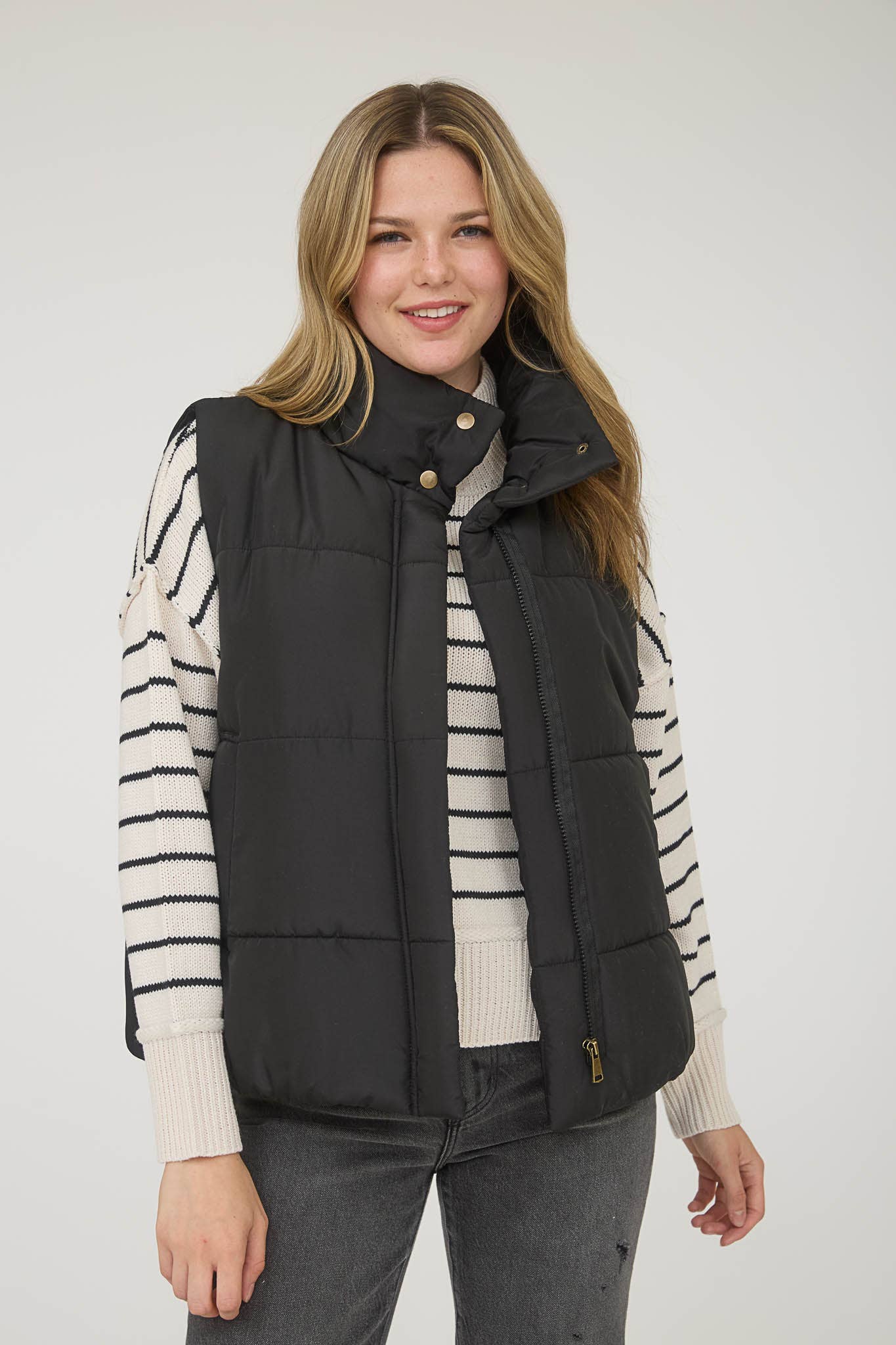 Ebony Vibes Puffer Vest