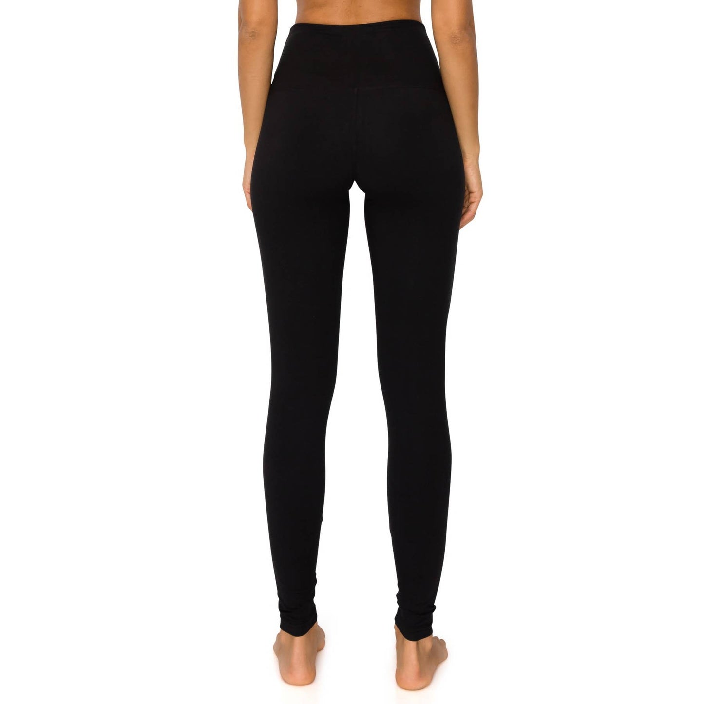 Black 5" Band Leggings