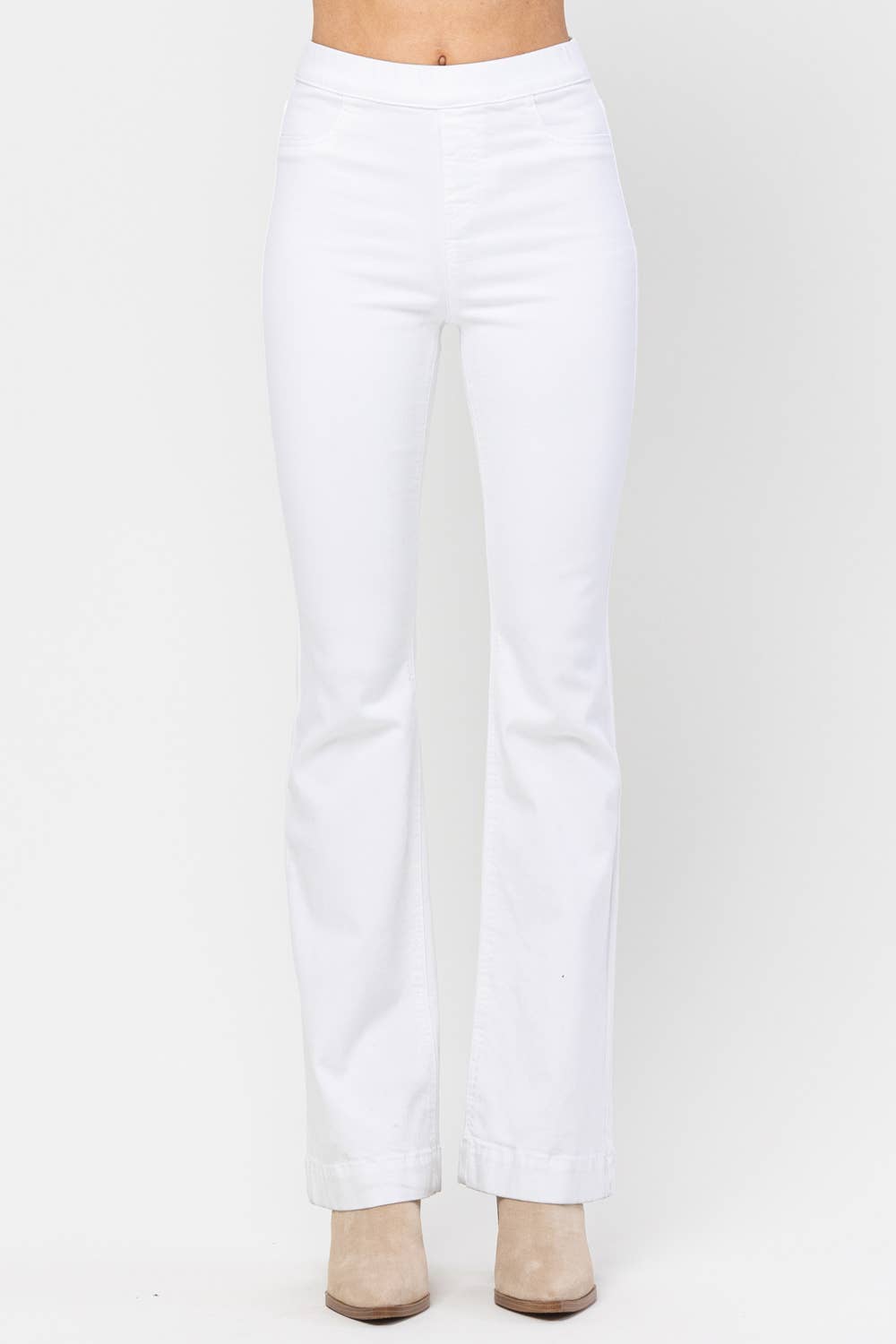 White Whisper Flare Jeans