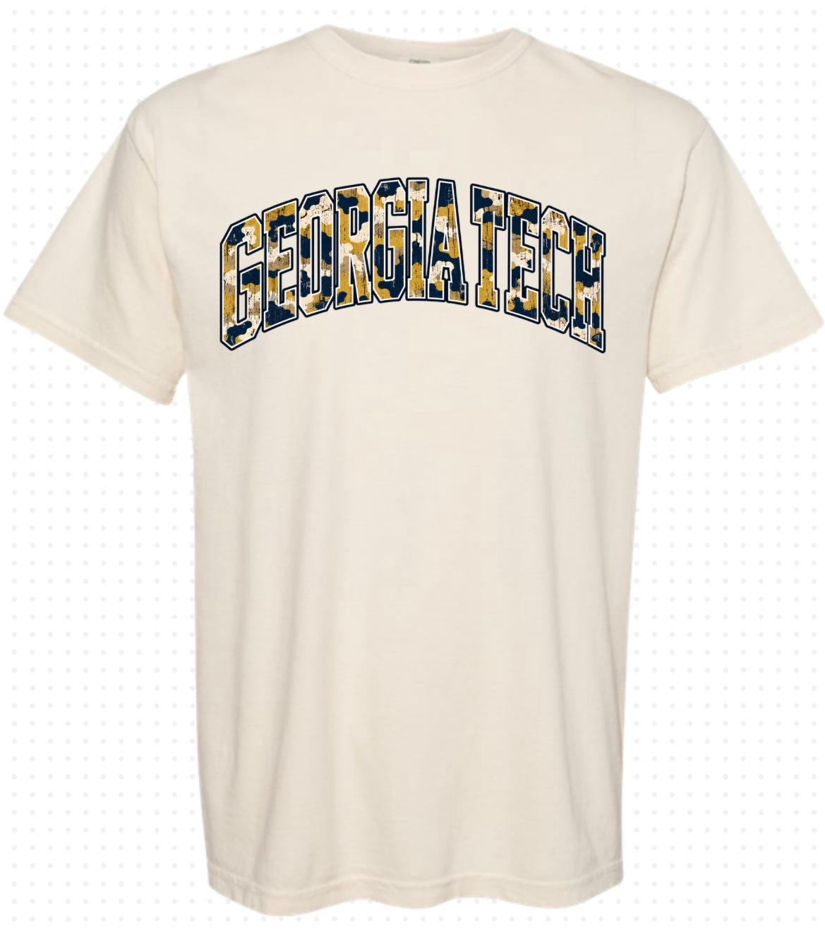 Georgia Tech T-shirt (Gold/Navy Letters)