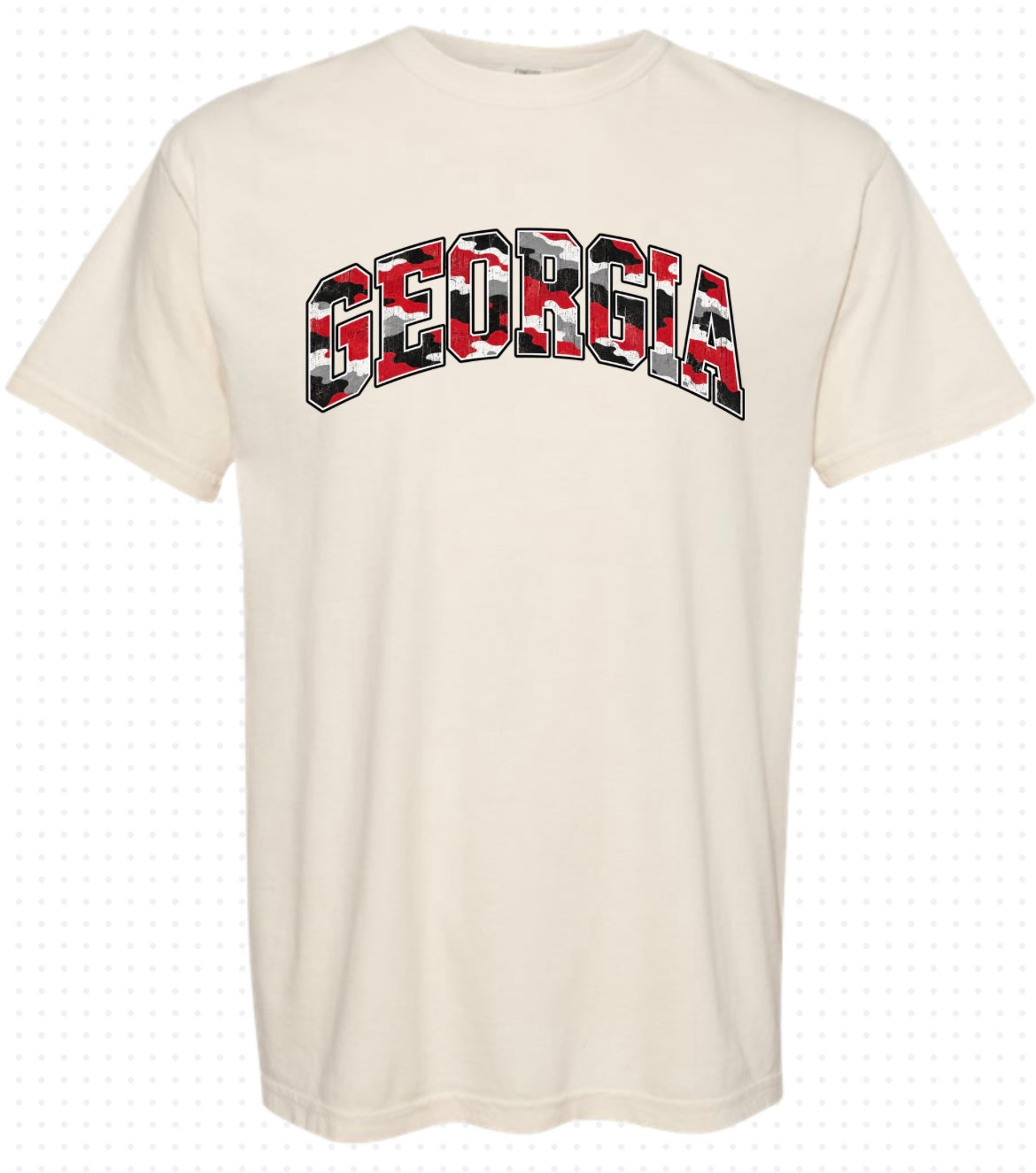 GEORGIA T-shirt (Red/Black Letters)