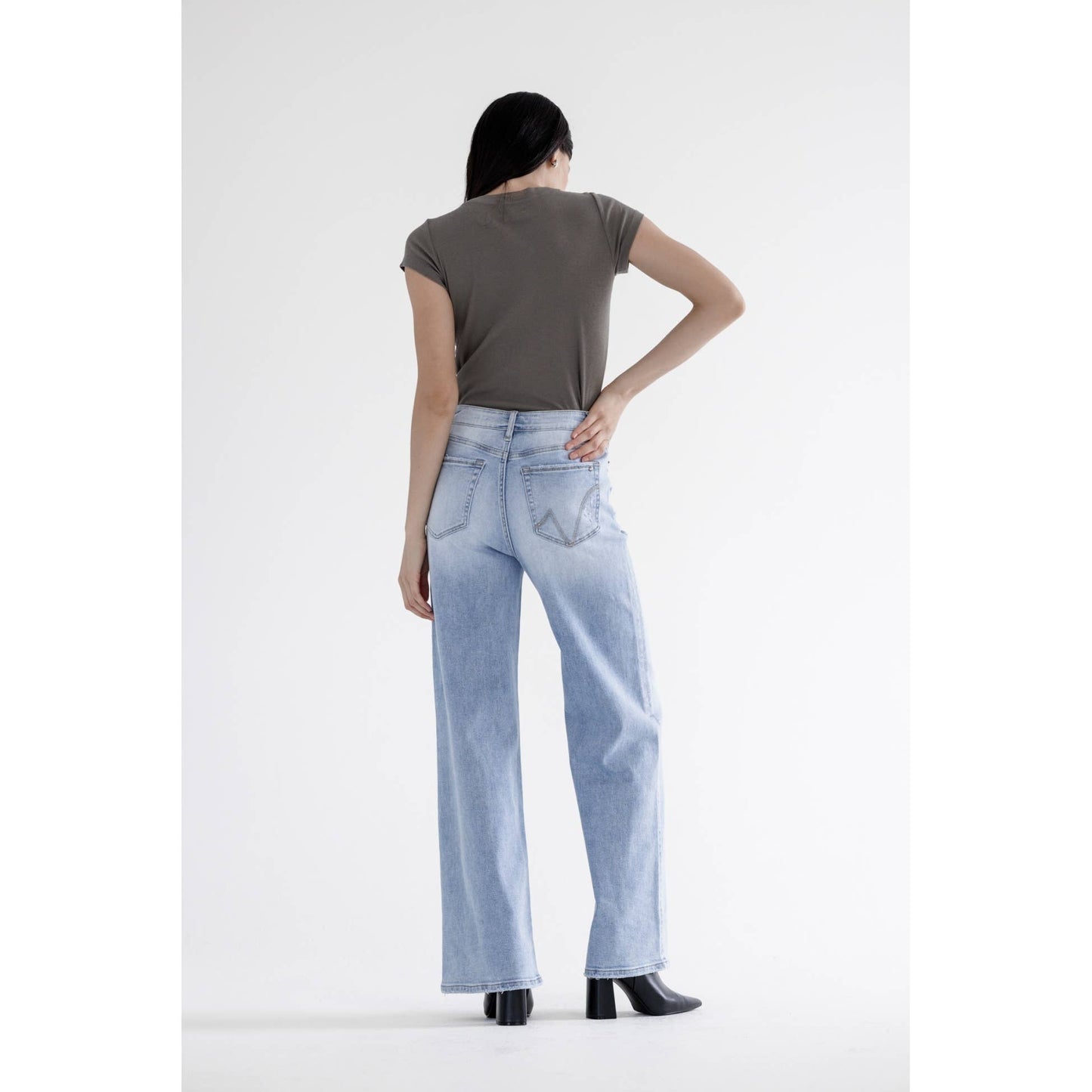 Daybreak Wide Leg Denim Jeans