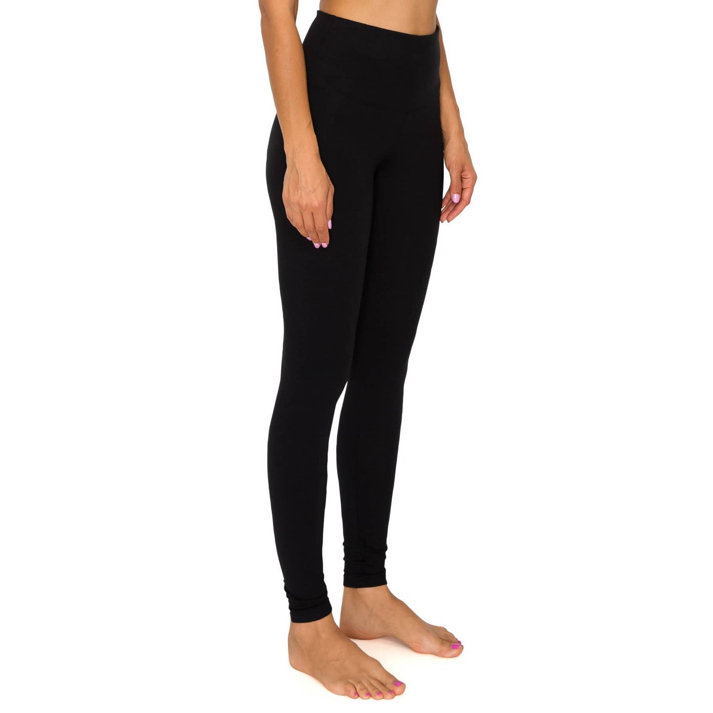Black 5" Band Leggings