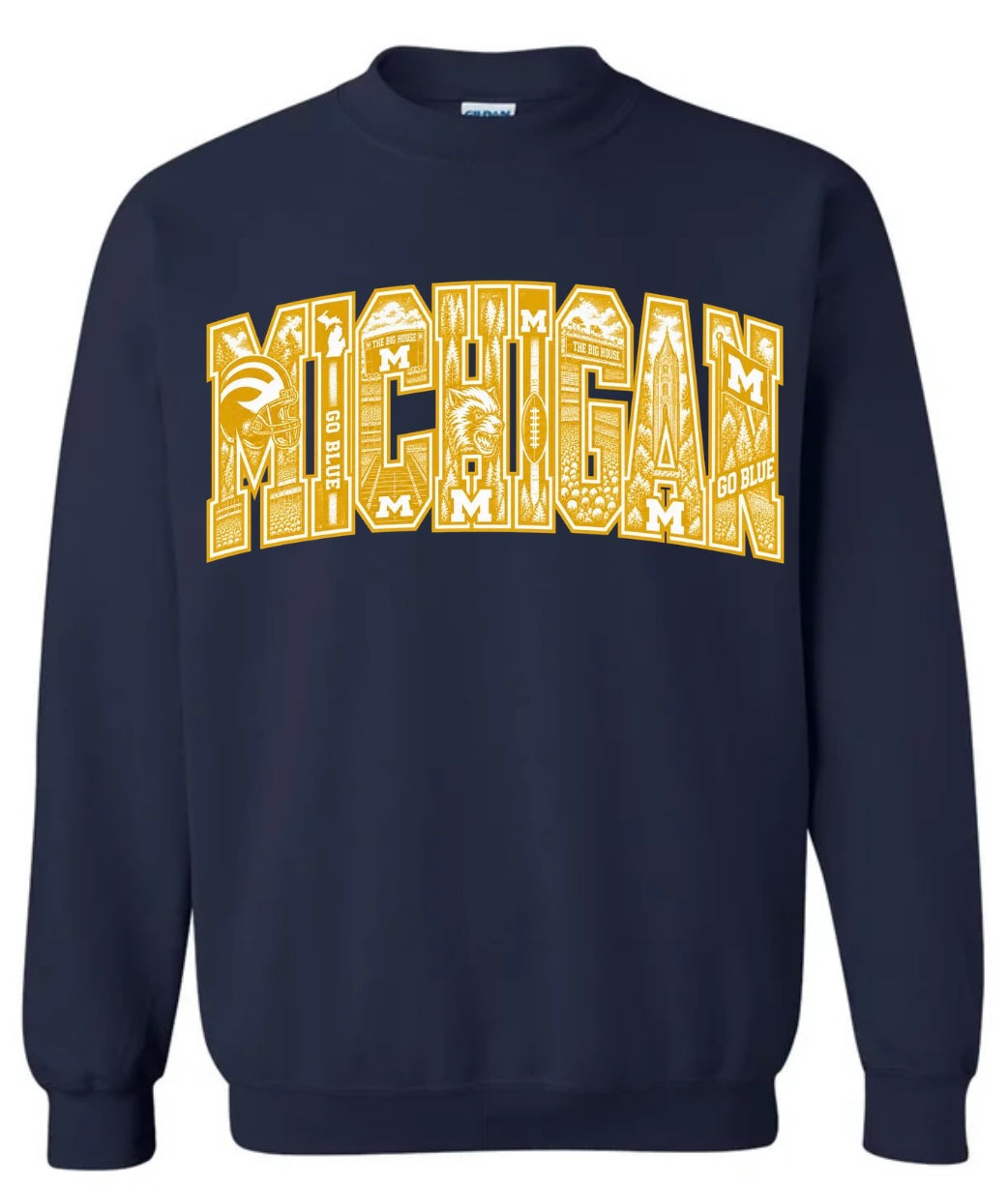 Michigan Crewneck