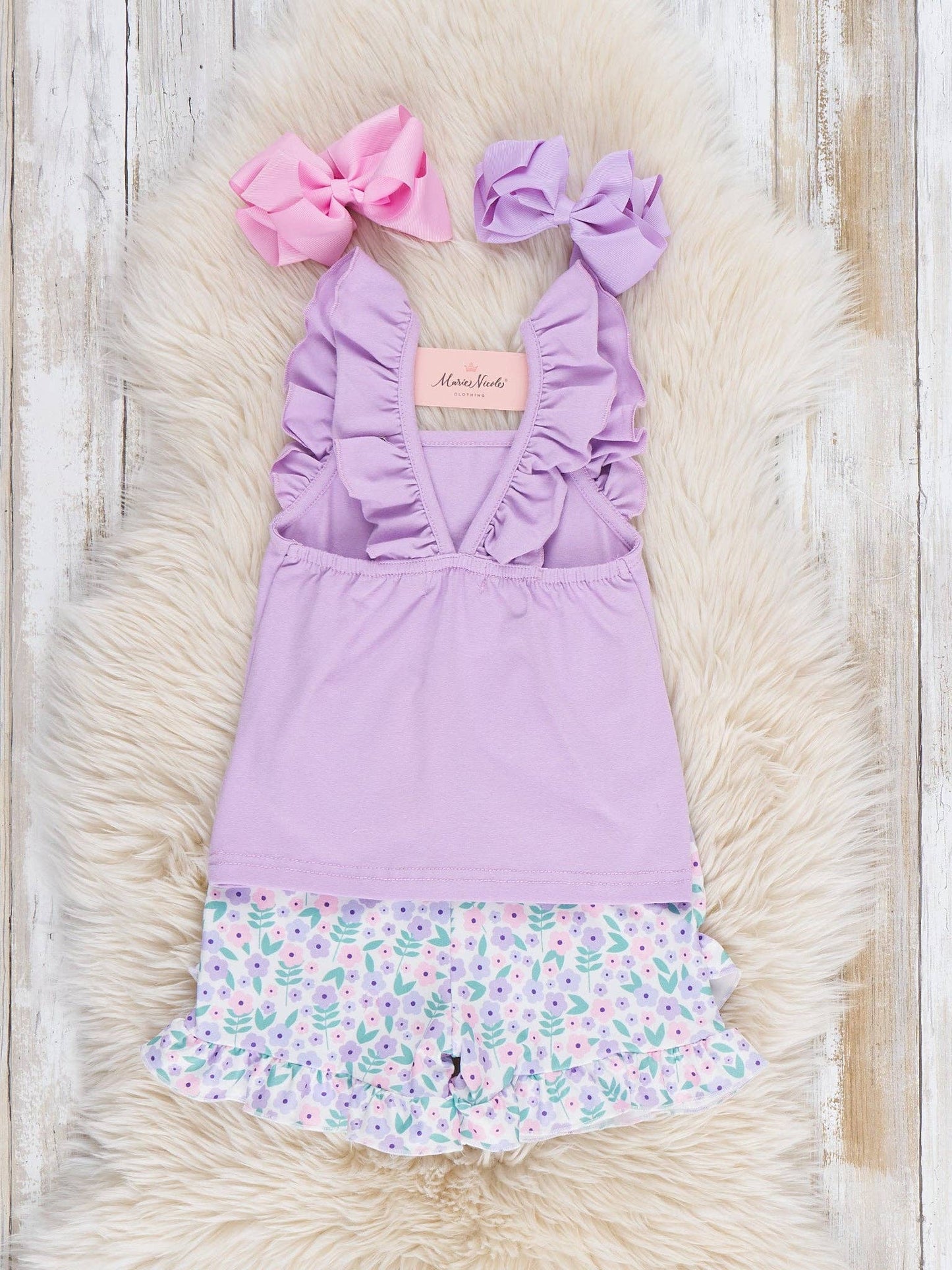 Floral Breeze Playdate Ruffle Outfit