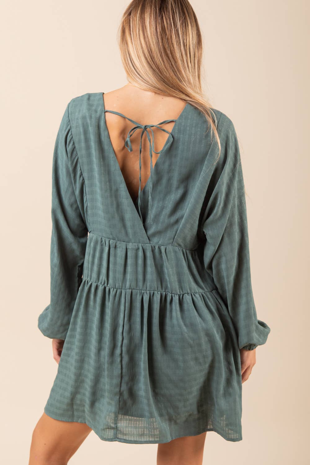 Emerald Grace Mini Dress