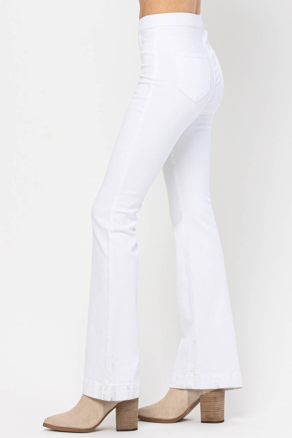 White Whisper Flare Jeans