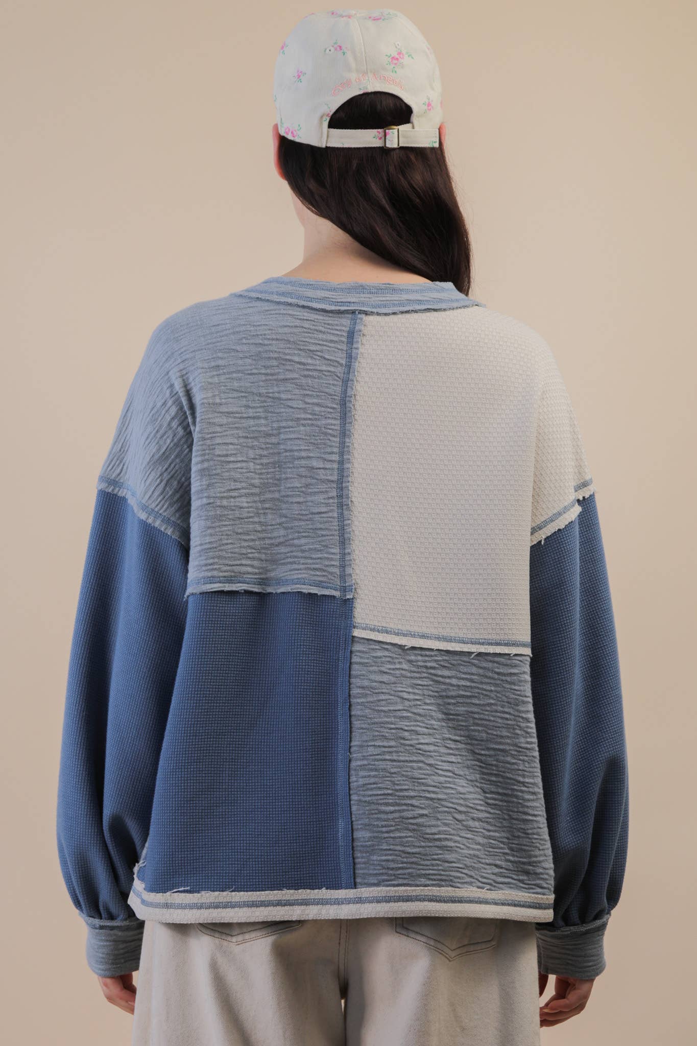 Patchwork Blues Top