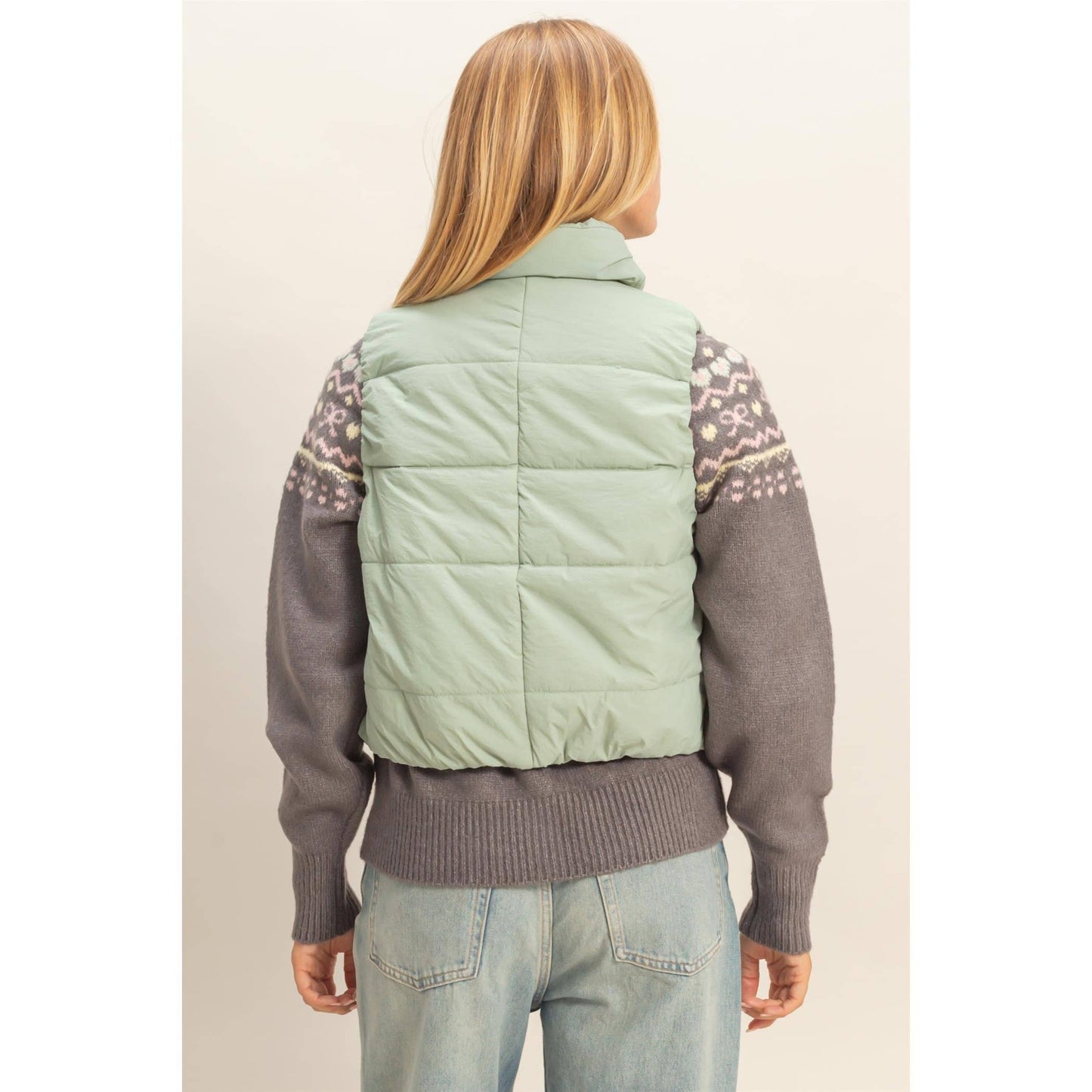 Winter Mint Vest Vibes