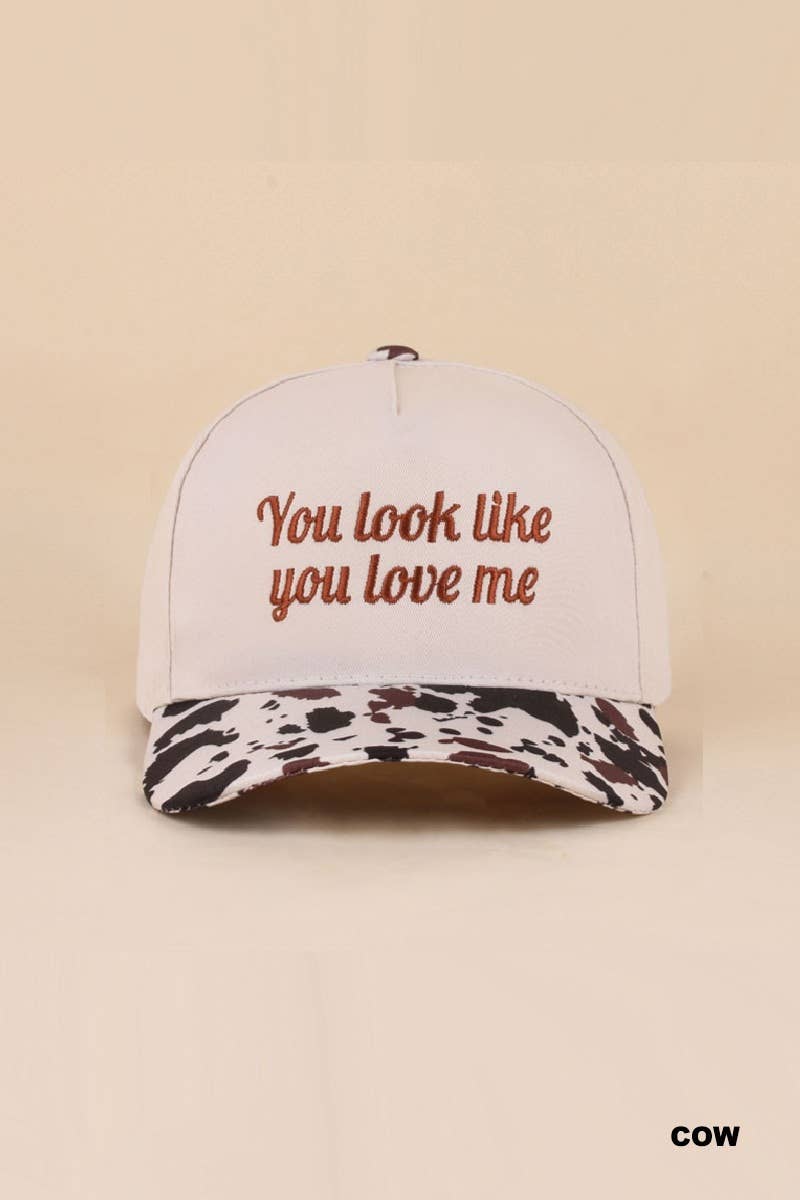 You Look Like You Love Me Hat: Cow