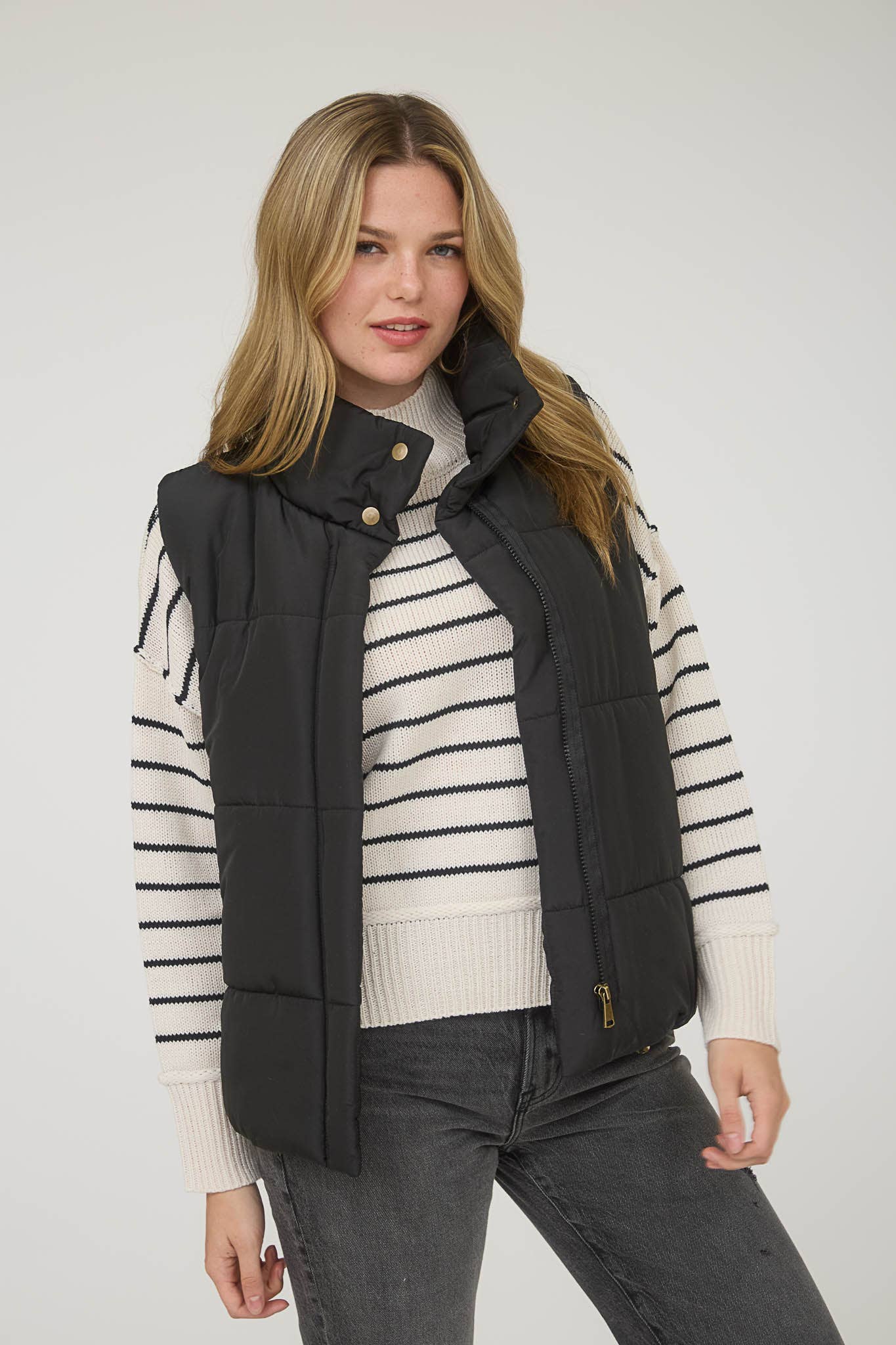Ebony Vibes Puffer Vest
