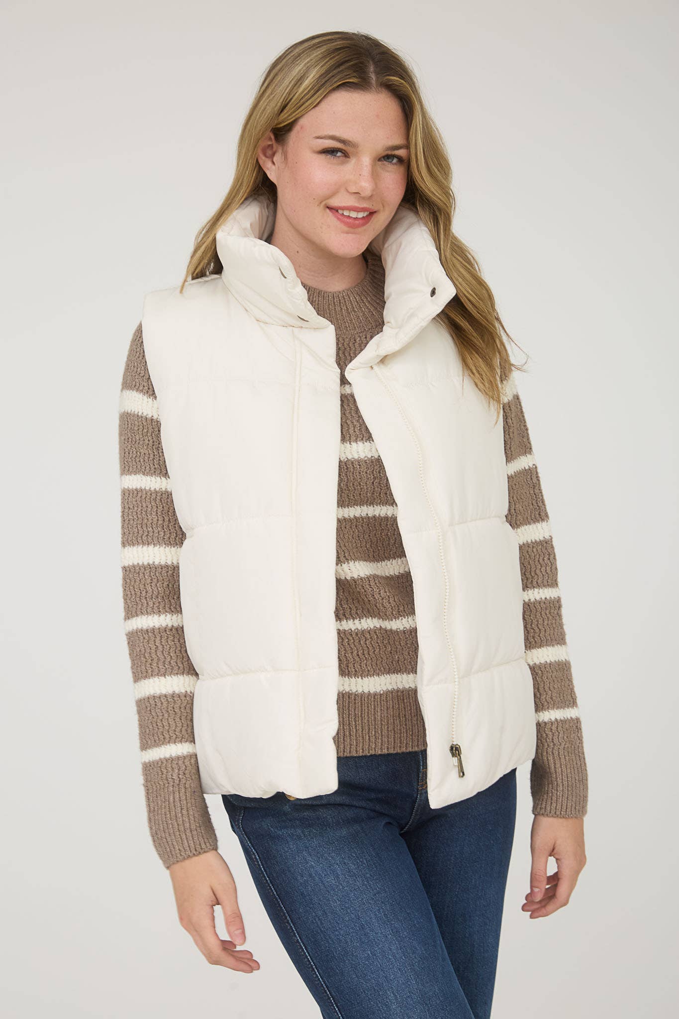 Pearly Vibes Puffer Vest