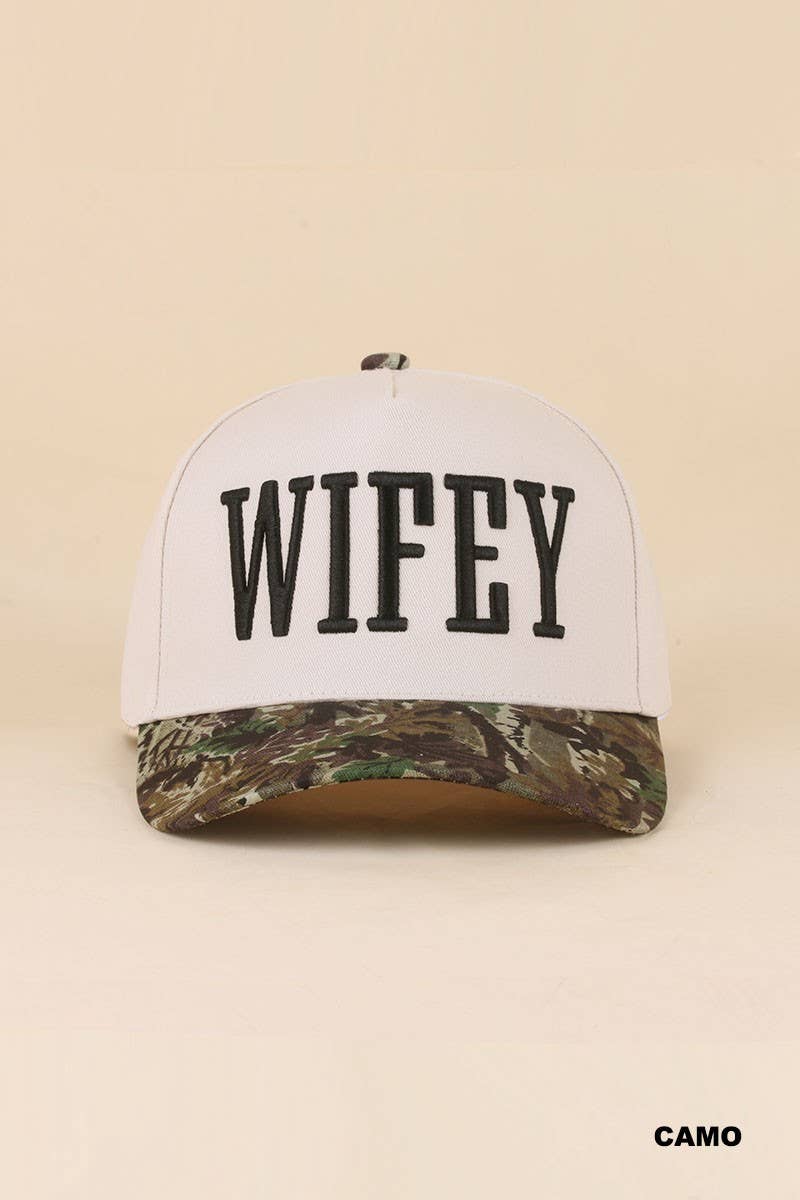 Wifey Hat:Camo
