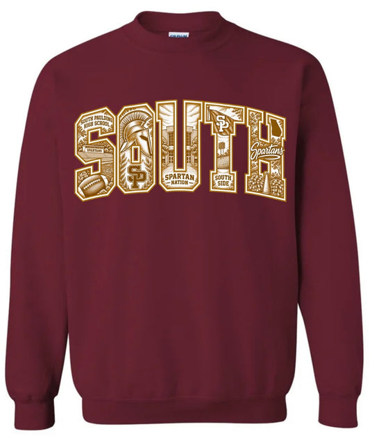 SOUTH Spartans Crewneck