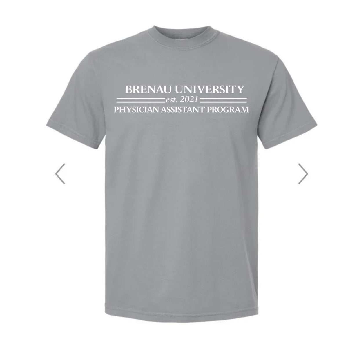 Brenau White Text (Comfort Color)