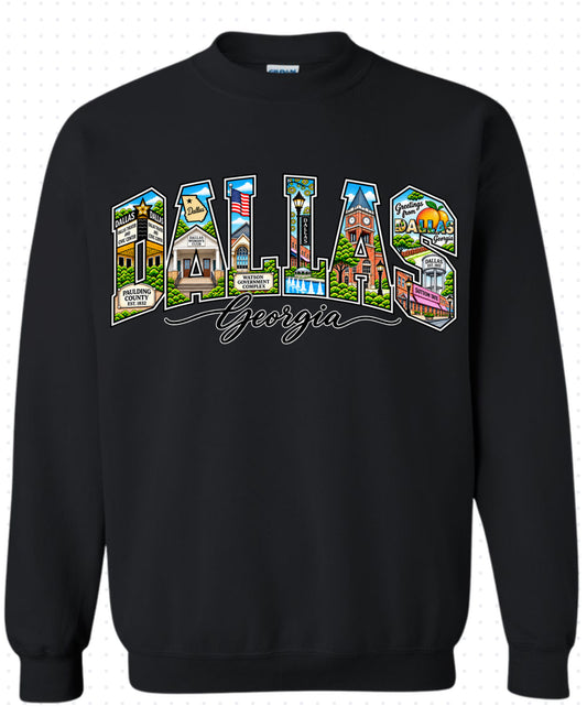 DALLAS, GA  Crewneck (Color Images featuring Dallas Woman's Club)