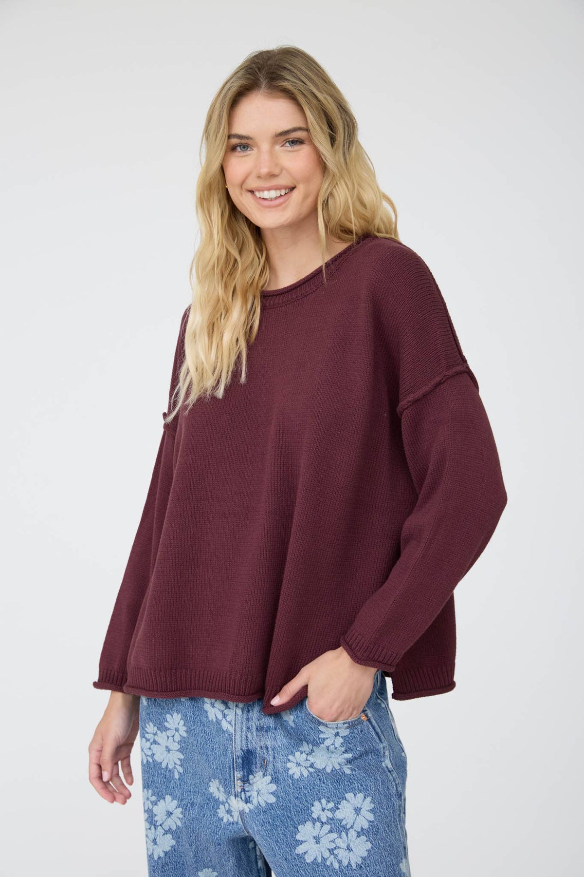 Maroon Days Sweater
