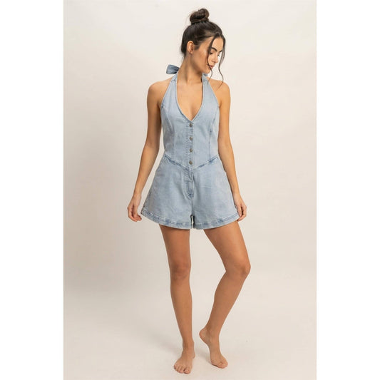 Indigo Breeze Romper