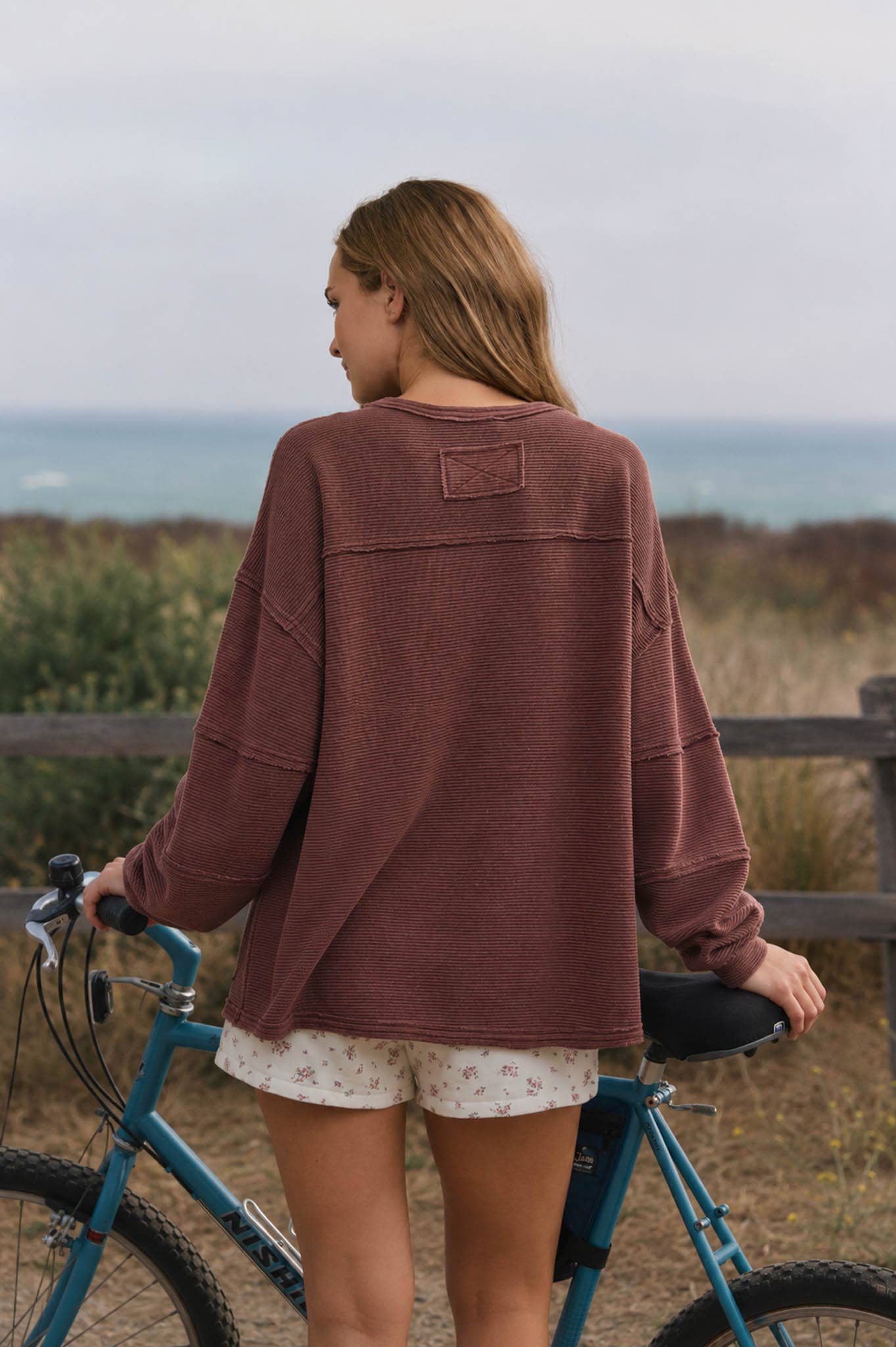 Maroon Soft Knit Top