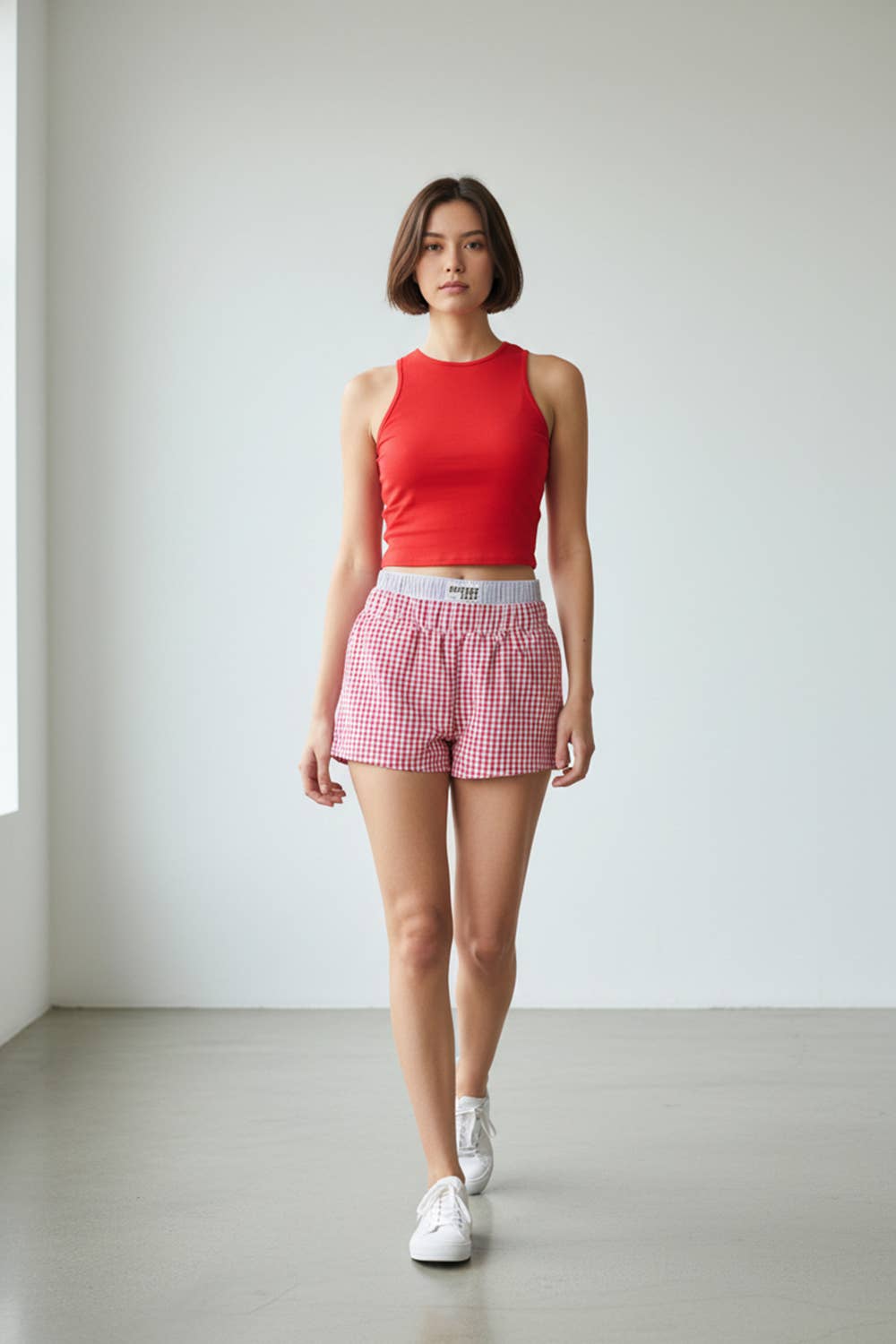 Double Banded Red/Navy Boxer