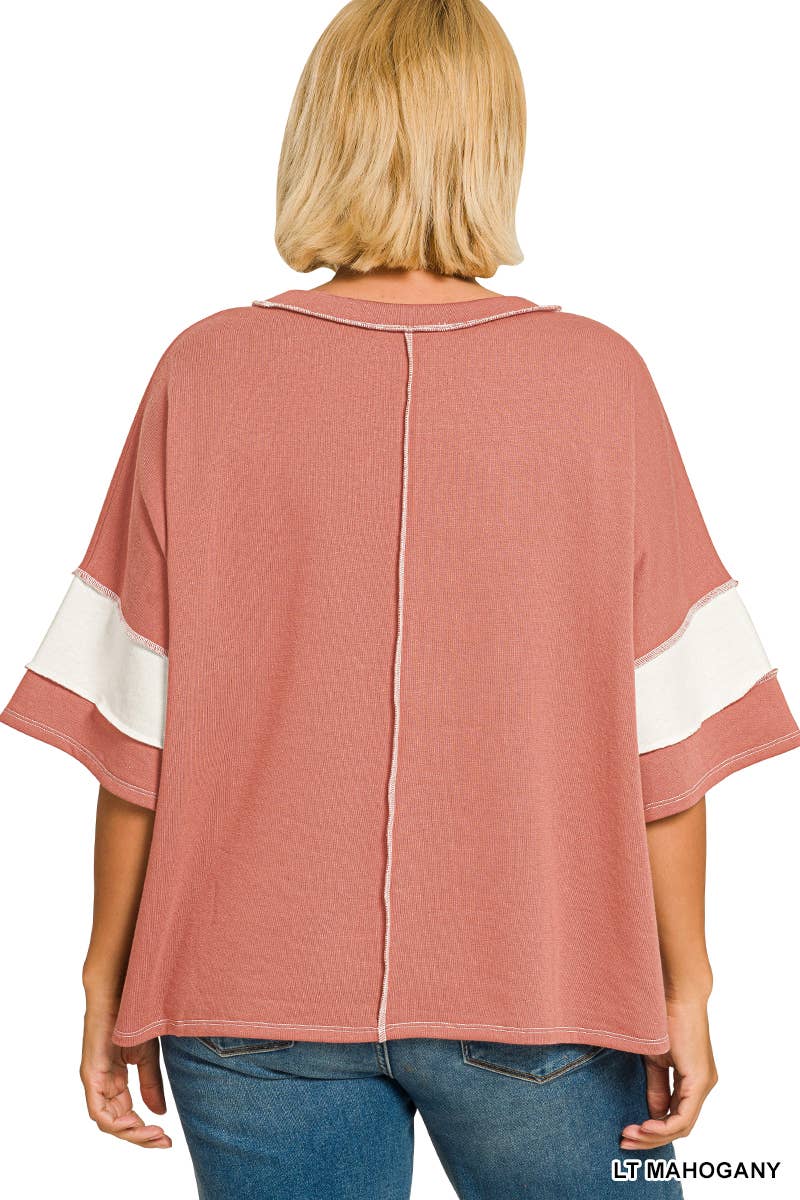 Terracotta Autumn Top (Plus Size)