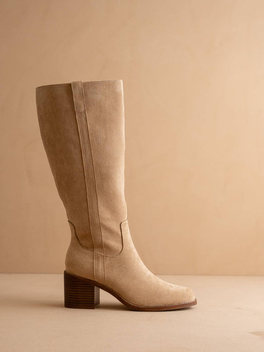 Casual Almond Riding Boots