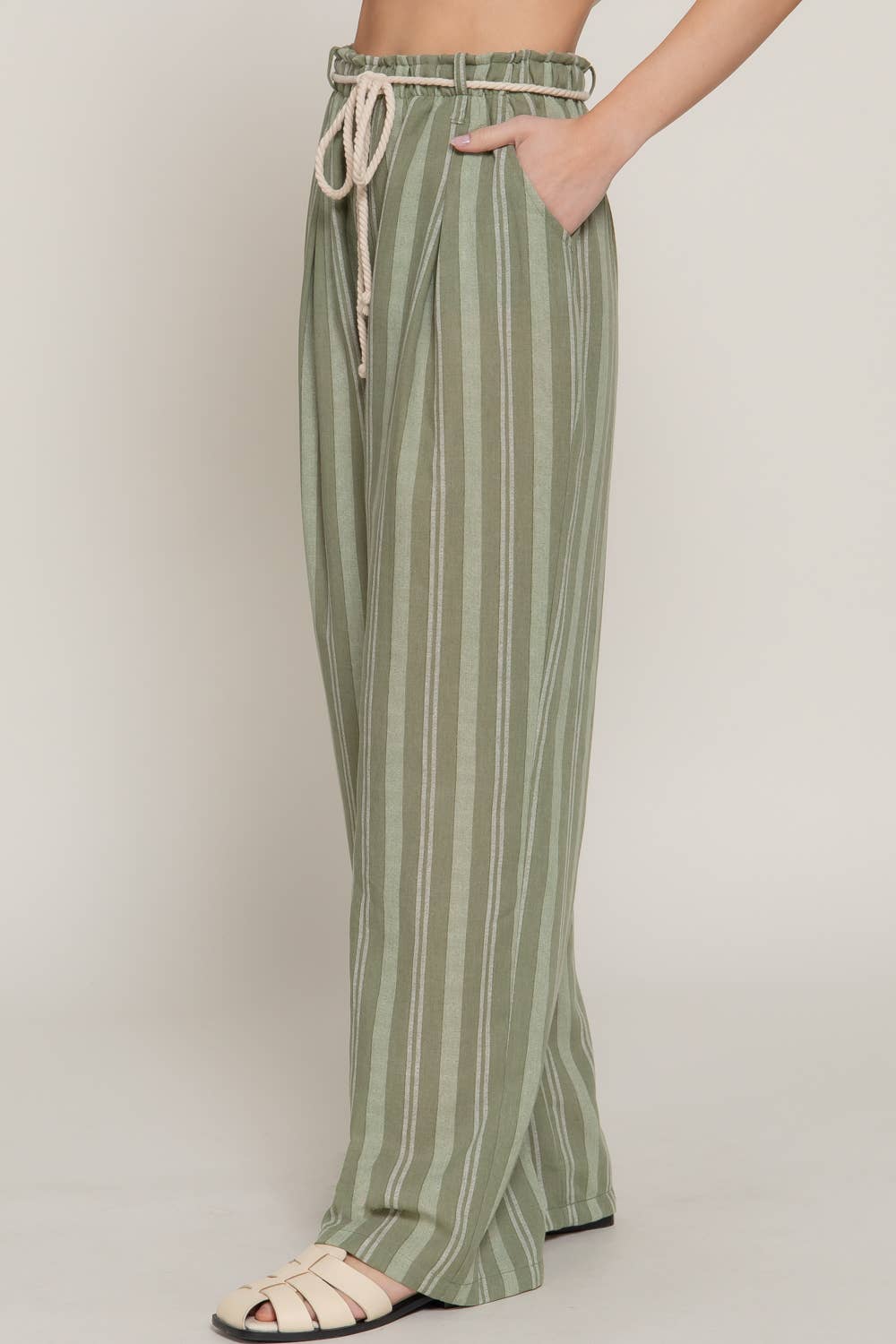 Sage Linen Pants