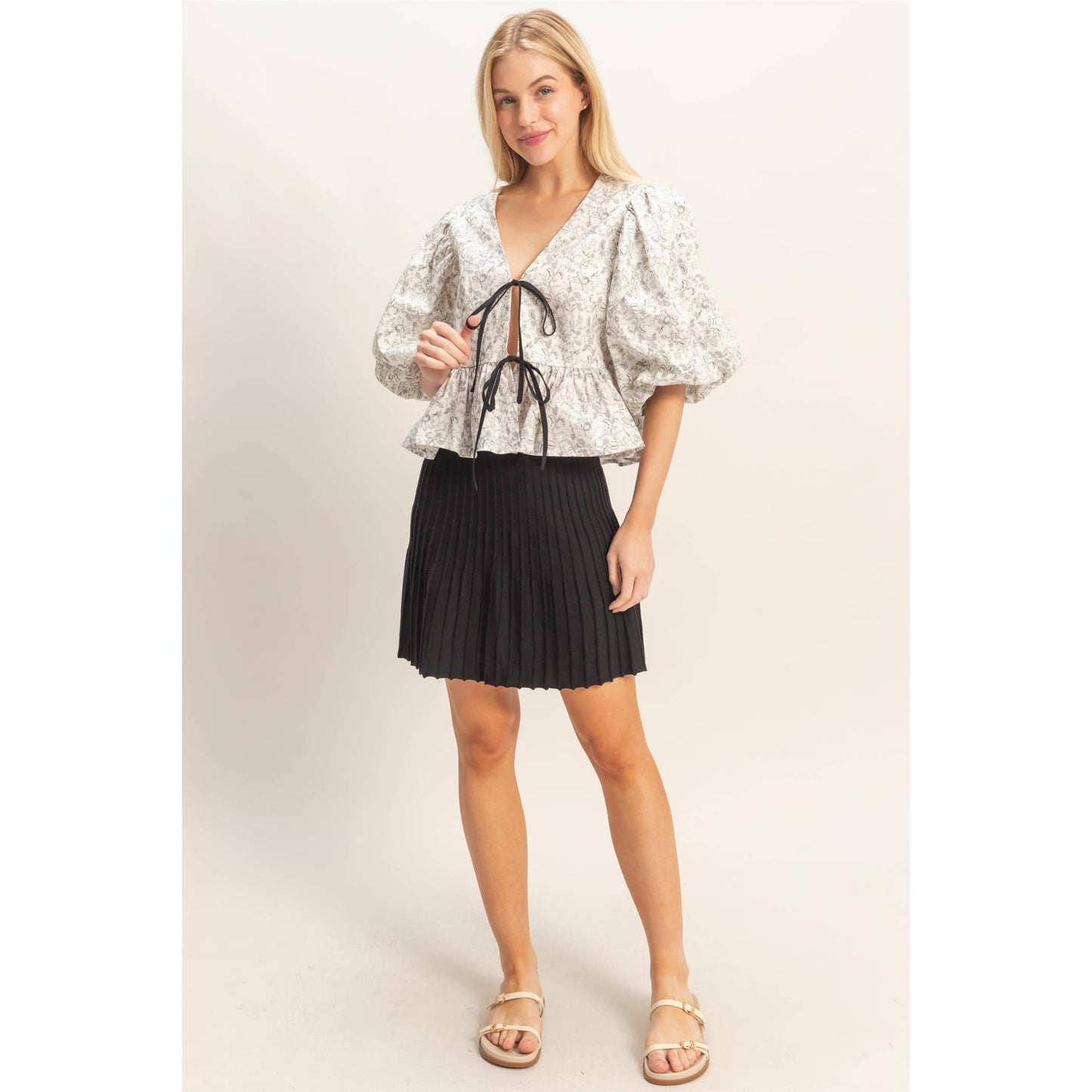 Meadow Tie Top