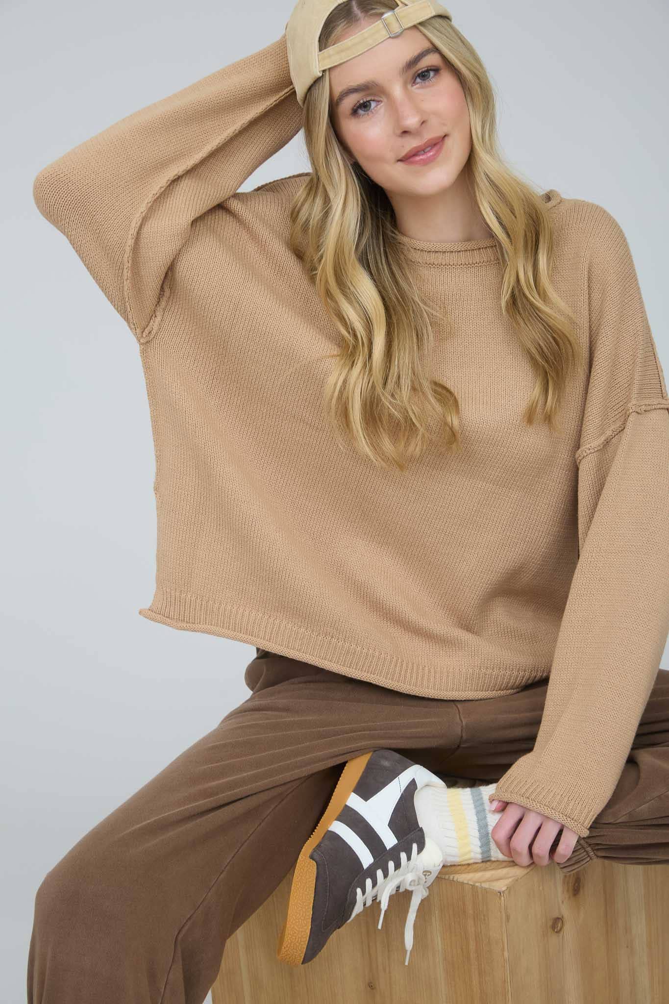 Coffee Drift Sweater