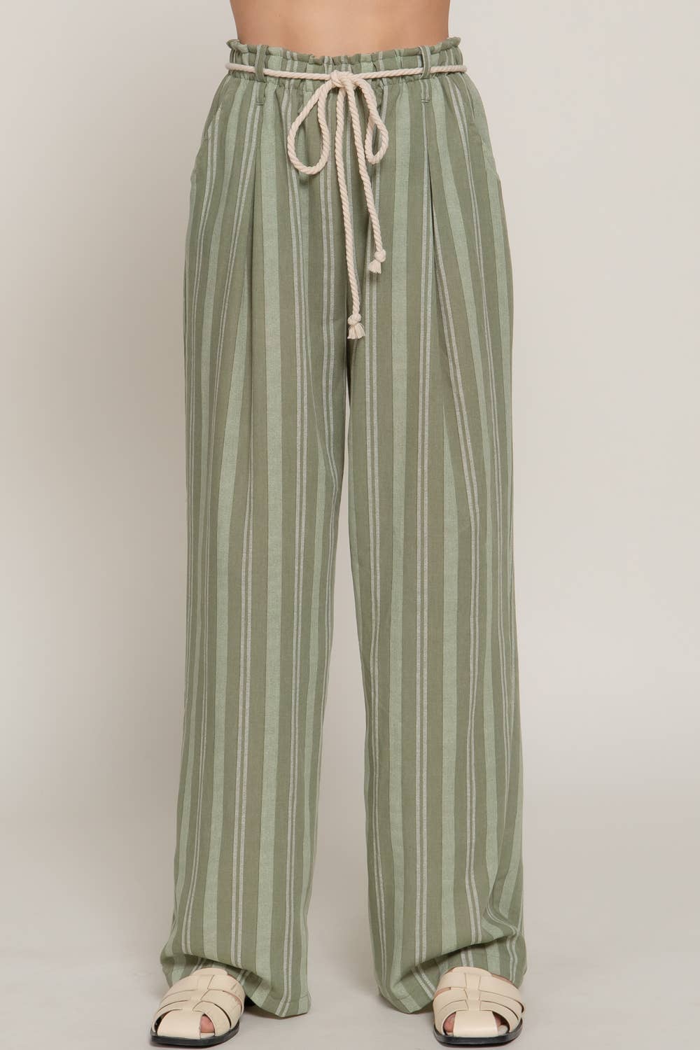 Sage Linen Pants