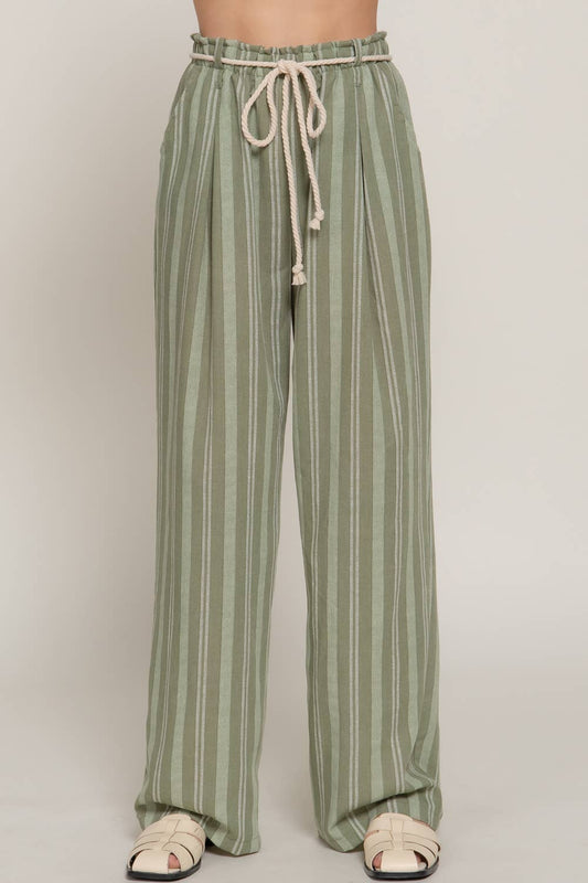 Sage Linen Pants