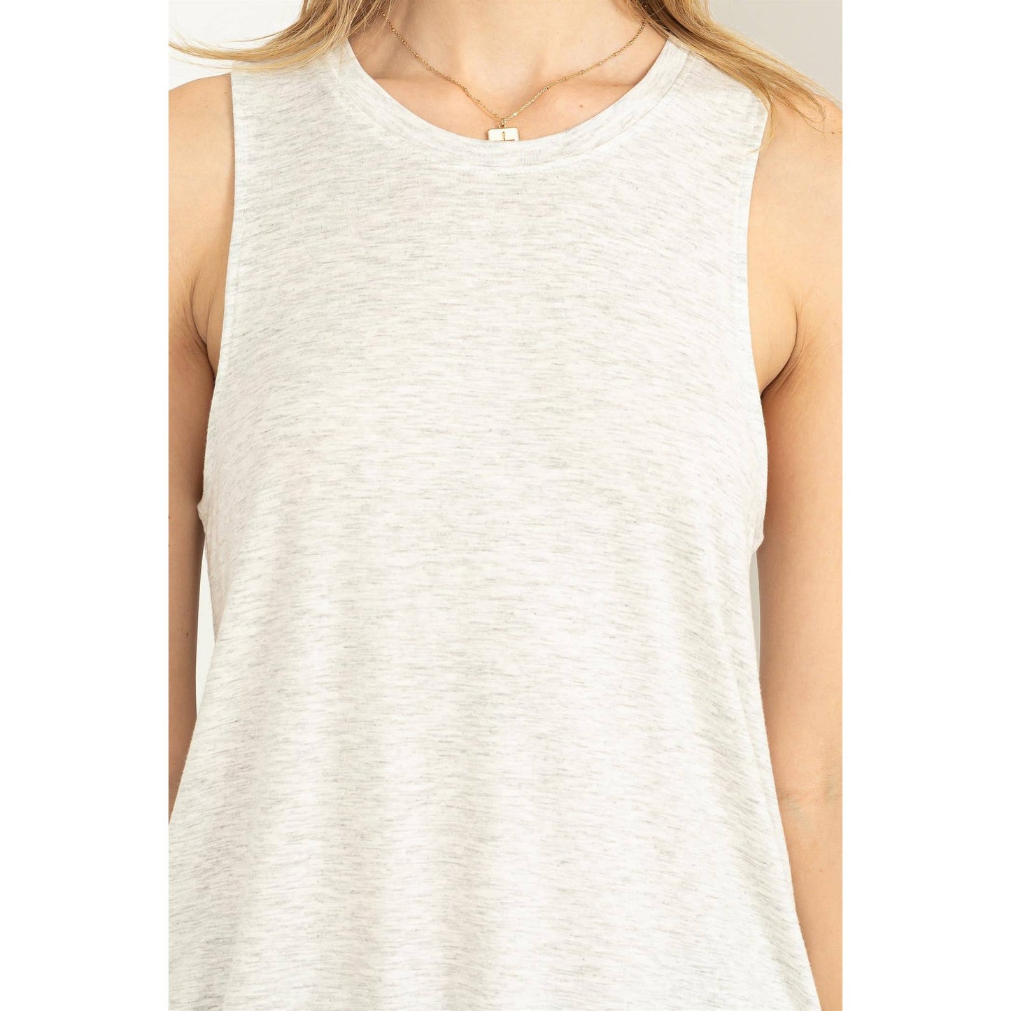 Loose Cream Tank