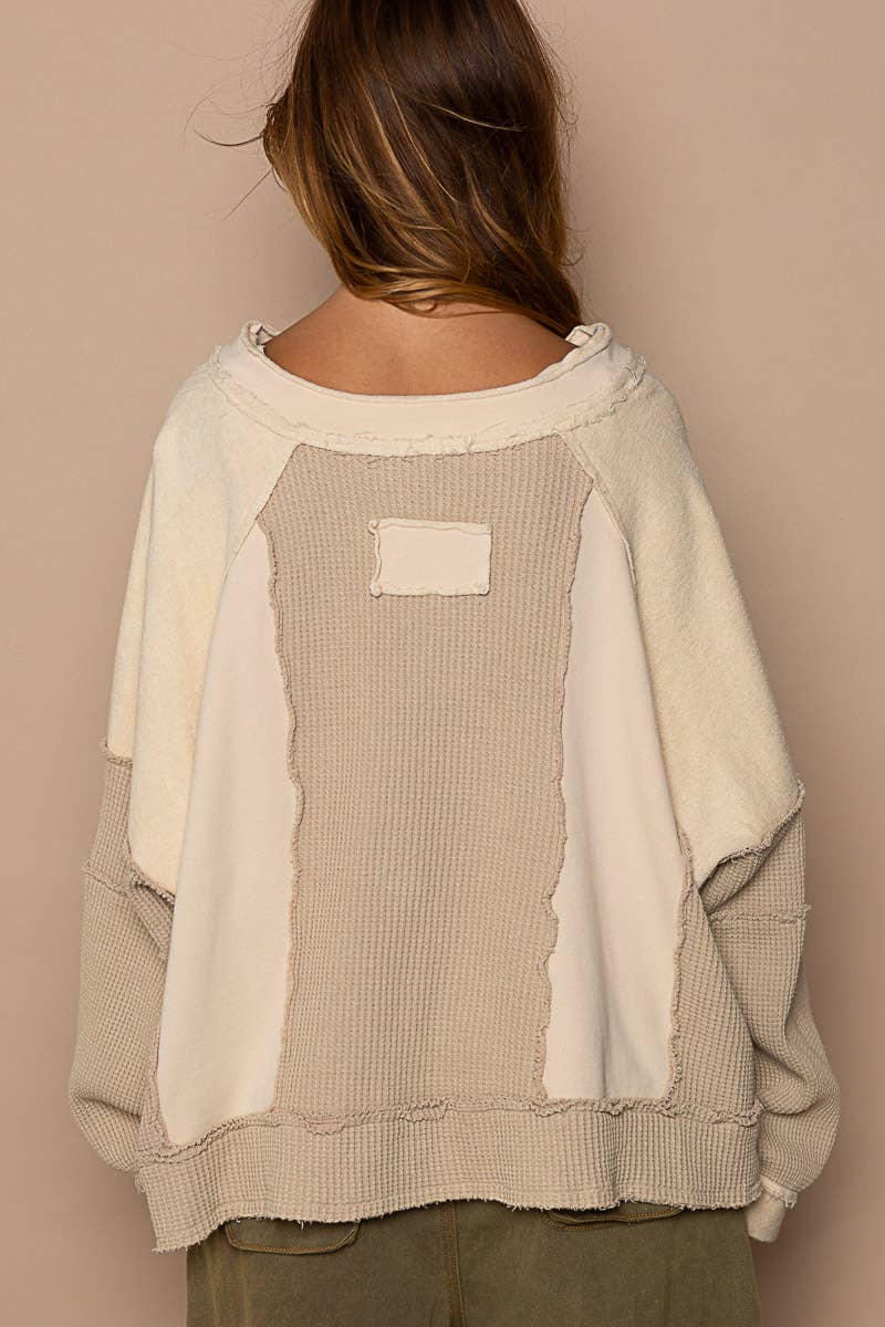 Blissful Beige Long SleeveTop