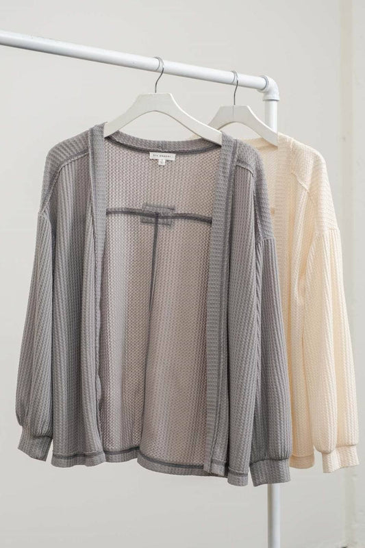 Barely There Grey Cardigan