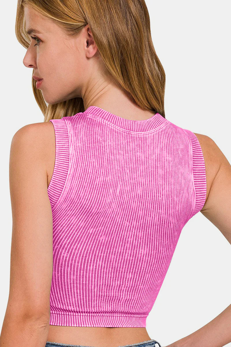 The Z Ribbed Tee Tank