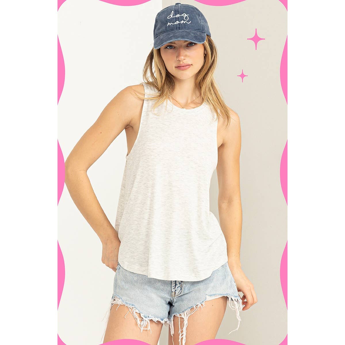 Loose Cream Tank