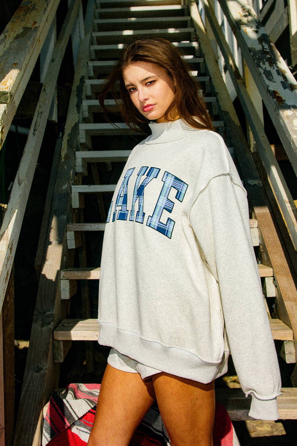 LAKE & MOUNTAIN Reversible MockNeck