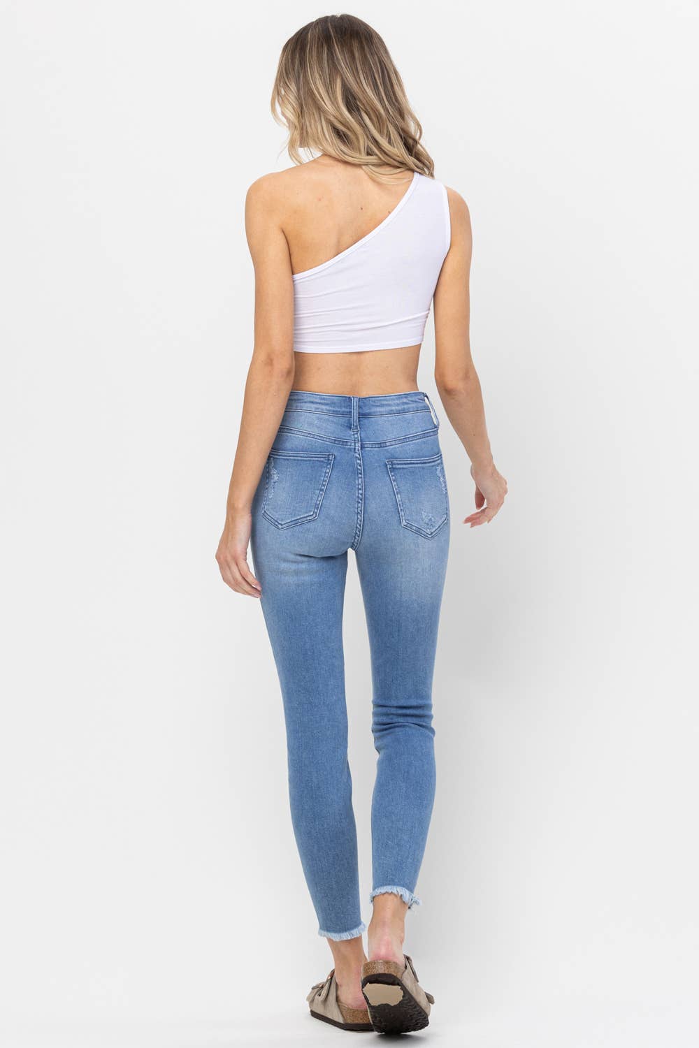 Everyday High Rise Crop Skinny Jeans