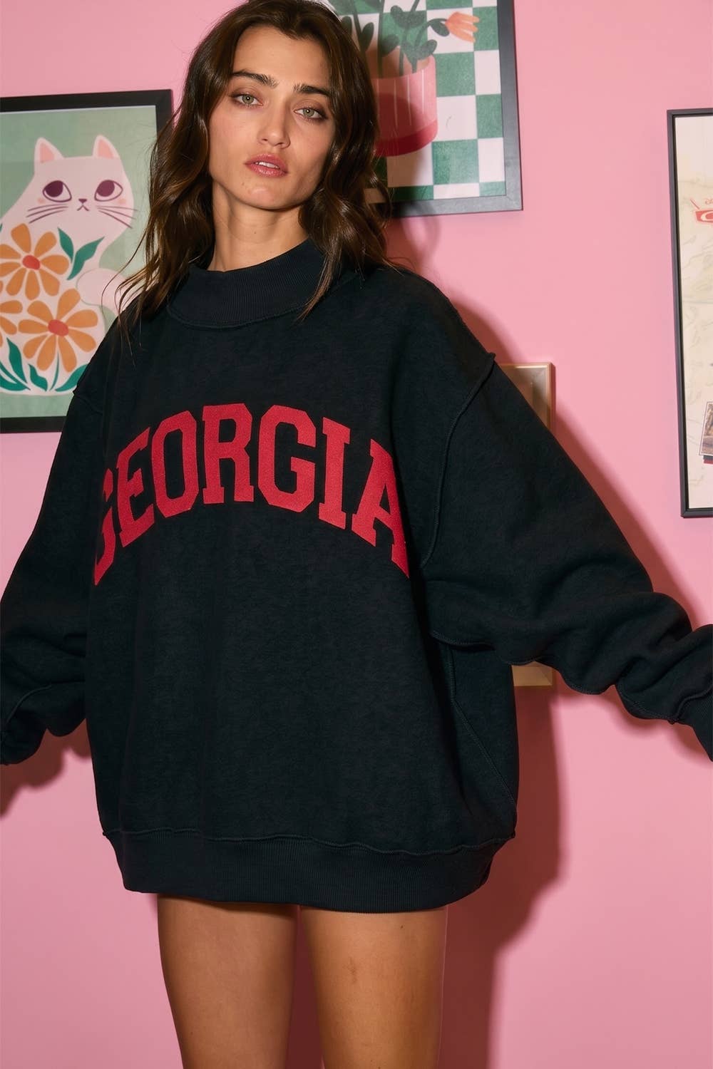 GEORGIA & GA Reversible MockNeck