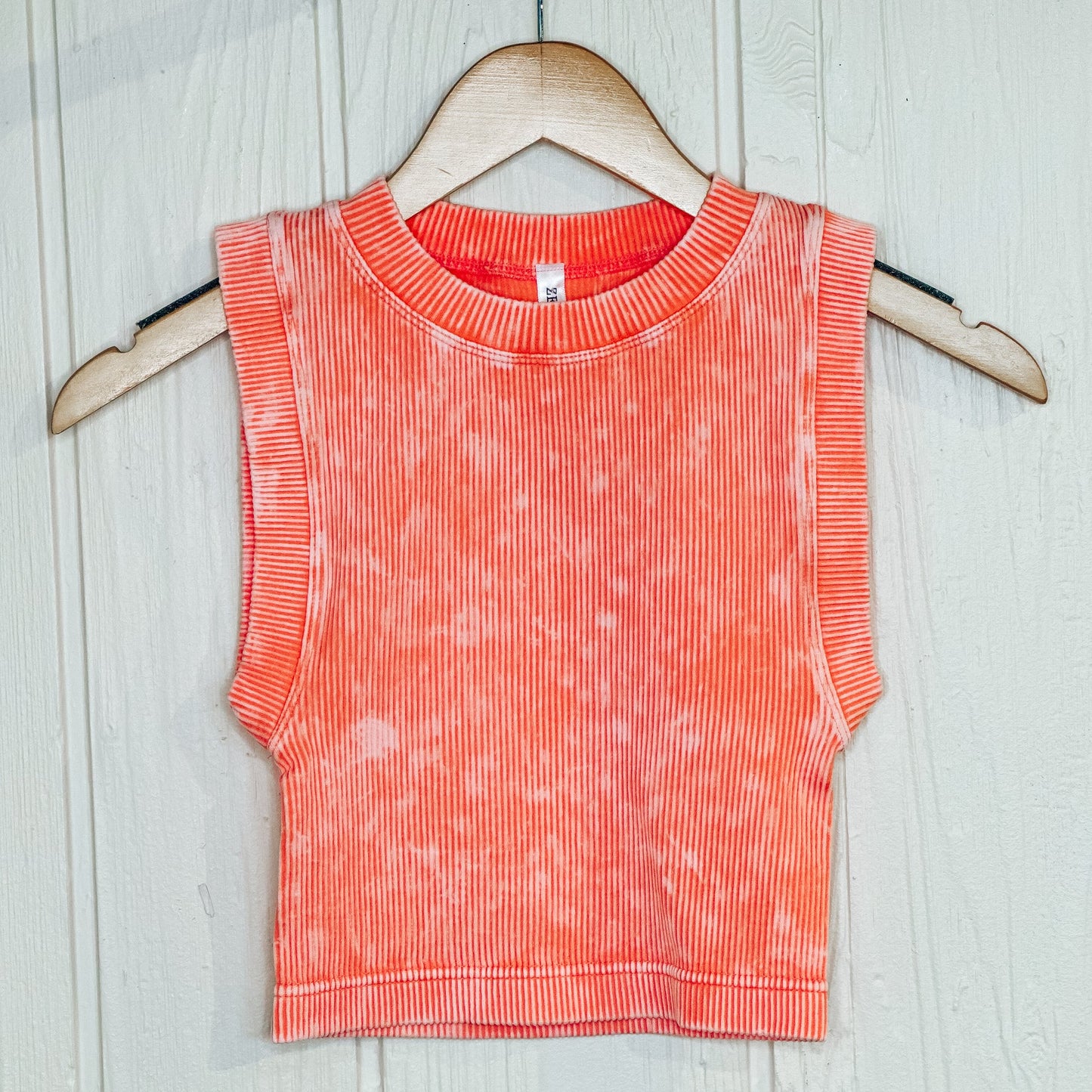 The Z Ribbed Tee Tank