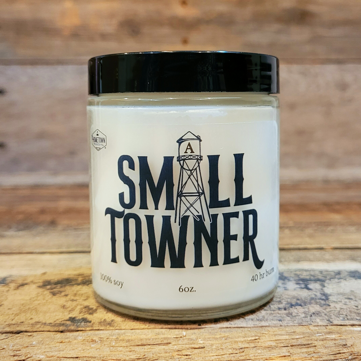 Dallas Water Tower Candle 6 oz: Pumpkin Caramel Swirl