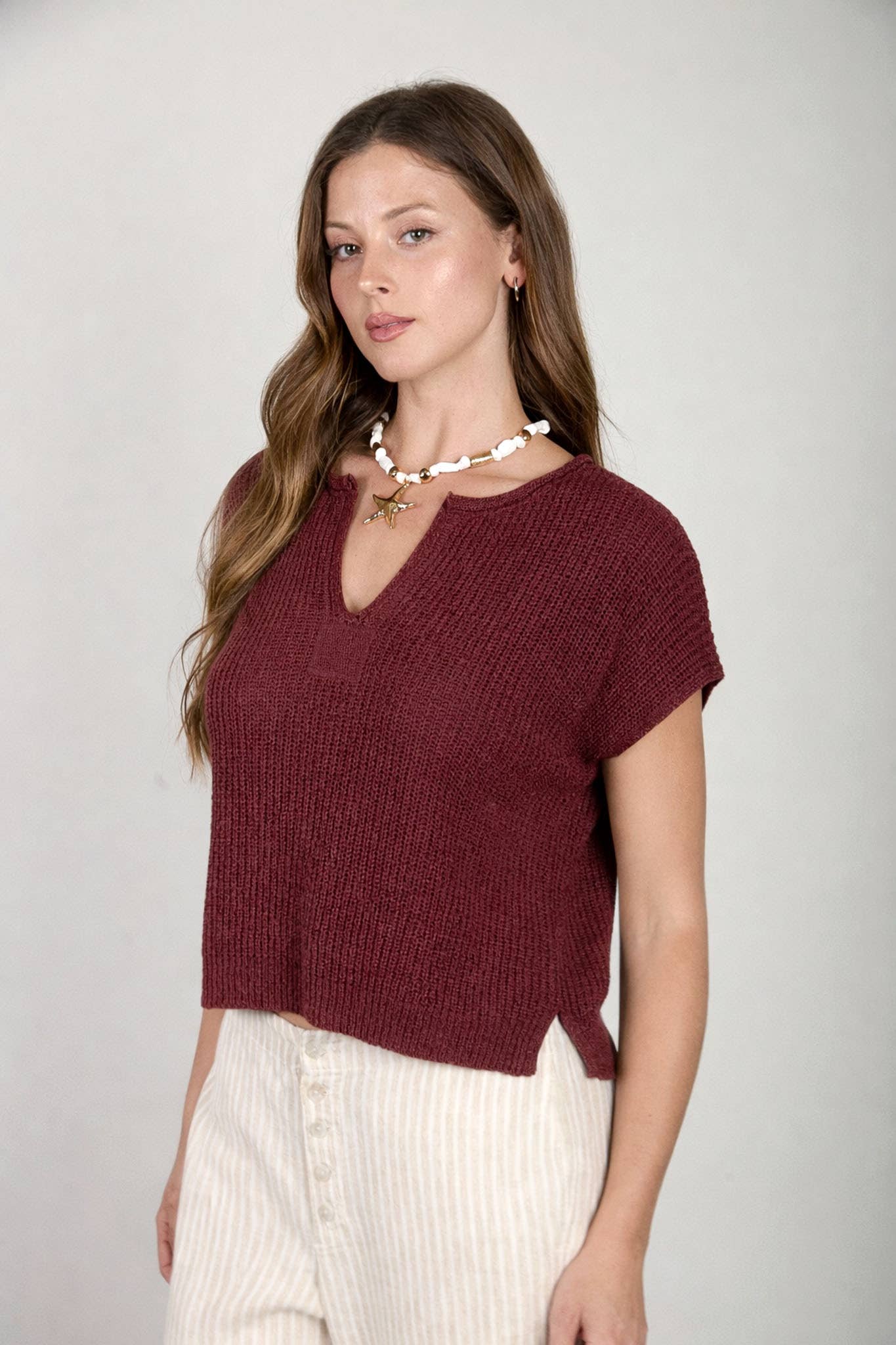 Maroon Fall Sweater