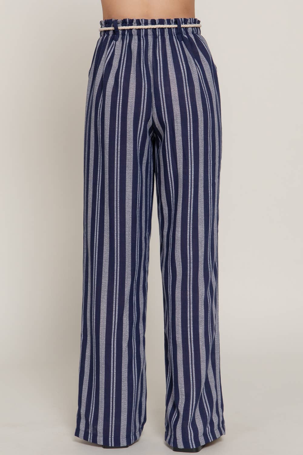 Navy Linen Pants